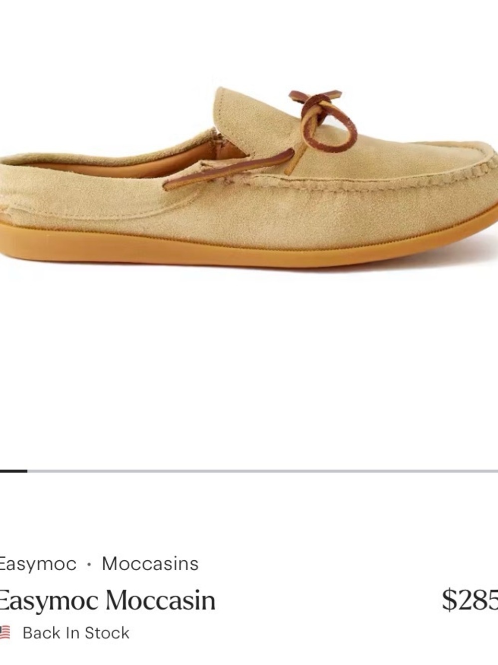 Easymoc Moccasin Slipper made in Maine!
